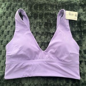 COPY - Lululemon Align V-Neck Bra C/D cup Size 8 in Dark Lavender